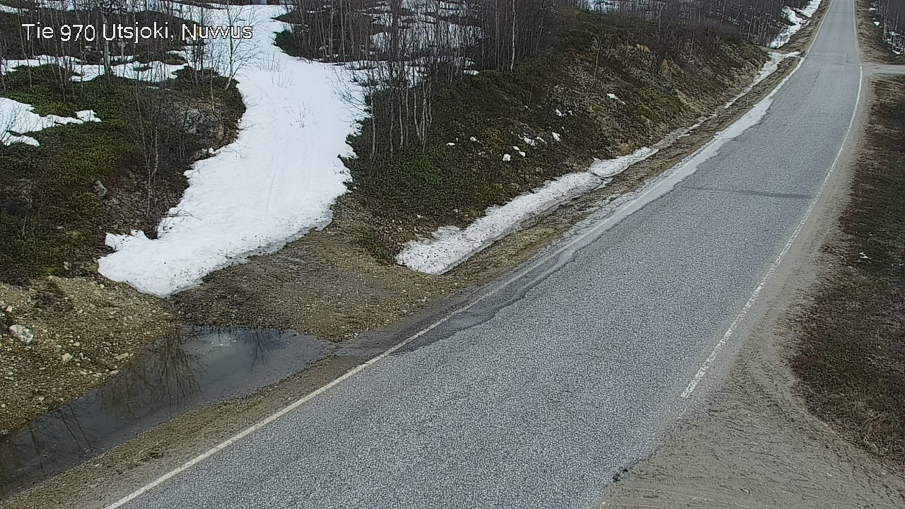 Weather Camera Image Väg 970 Utsjoki, Nuvvus, Utsjoki, Lappi