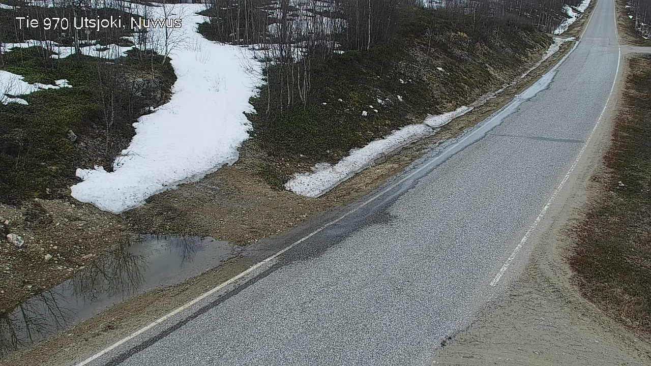Weather Camera Image Väg 970 Utsjoki, Nuvvus, Utsjoki, Lappi