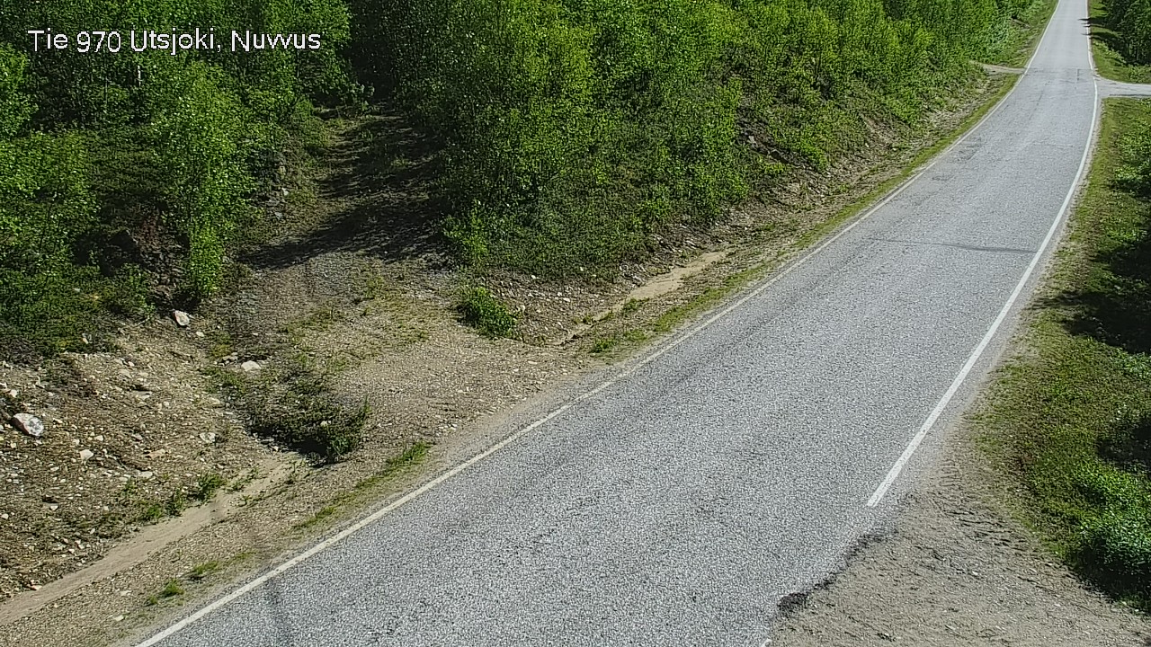 Weather Camera Image Väg 970 Utsjoki, Nuvvus, Utsjoki, Lappi
