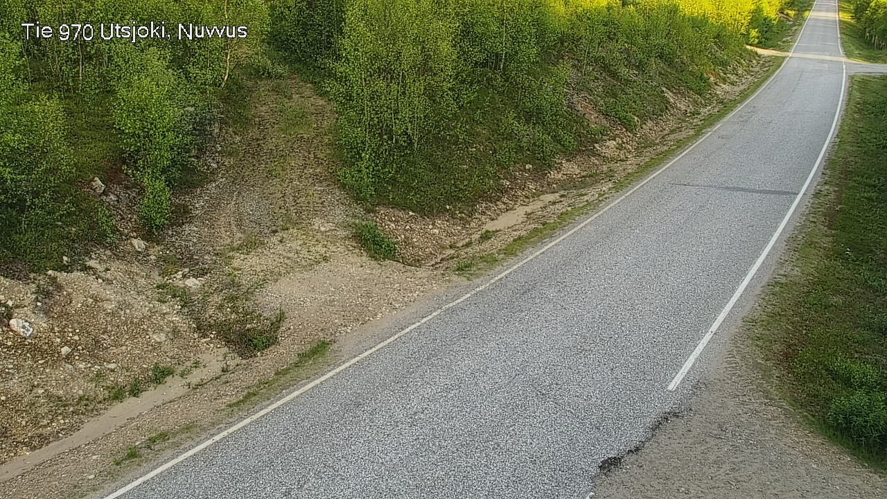 Weather Camera Image Väg 970 Utsjoki, Nuvvus, Utsjoki, Lappi