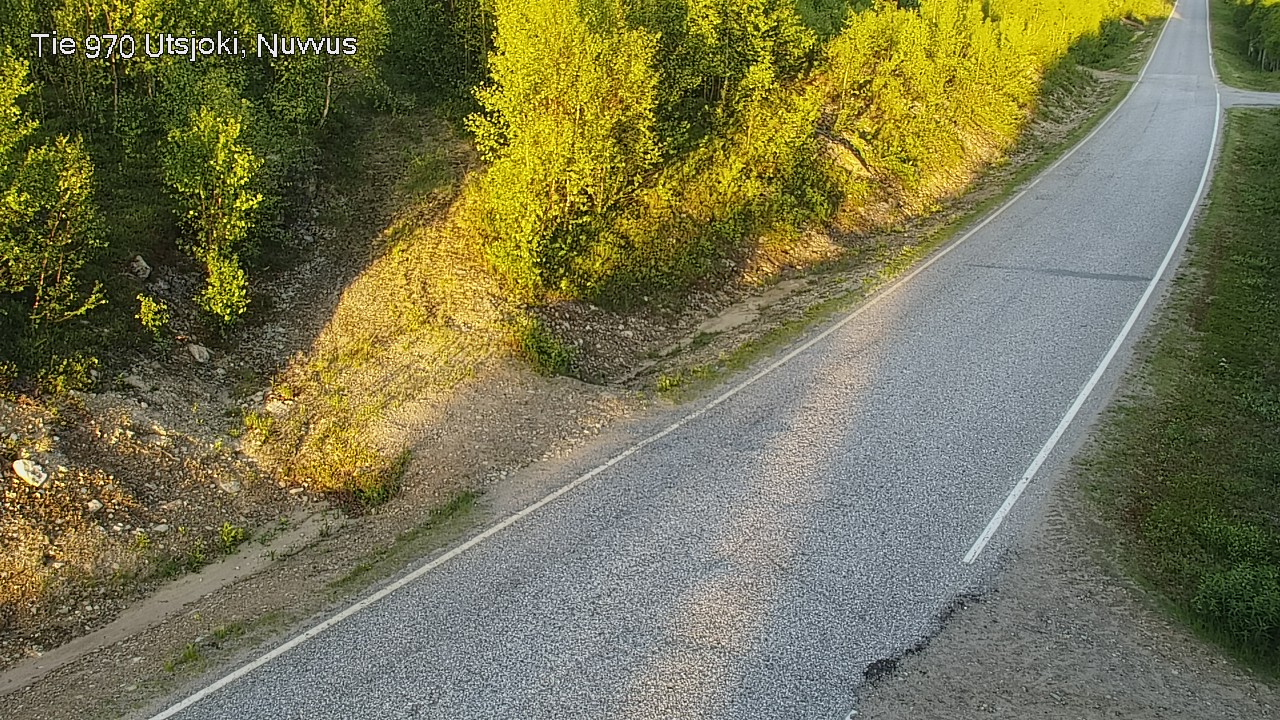 Weather Camera Image Väg 970 Utsjoki, Nuvvus, Utsjoki, Lappi