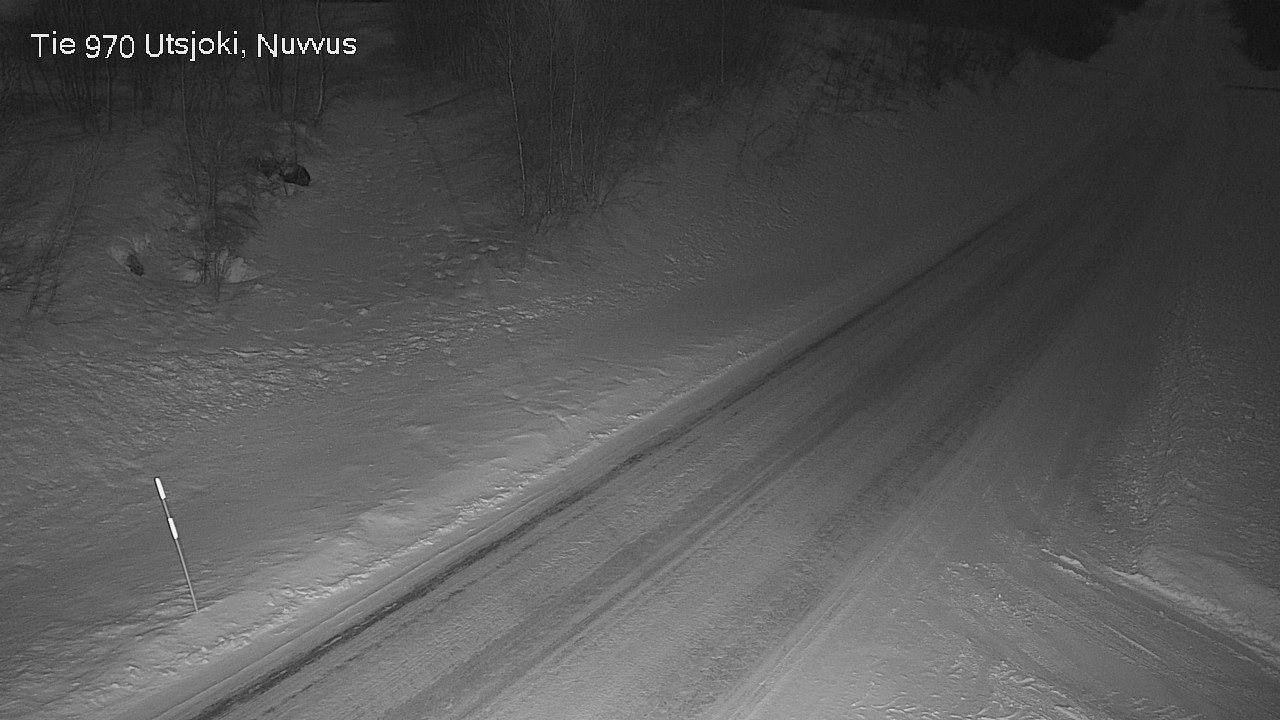 Weather Camera Image Väg 970 Utsjoki, Nuvvus, Utsjoki, Lappi
