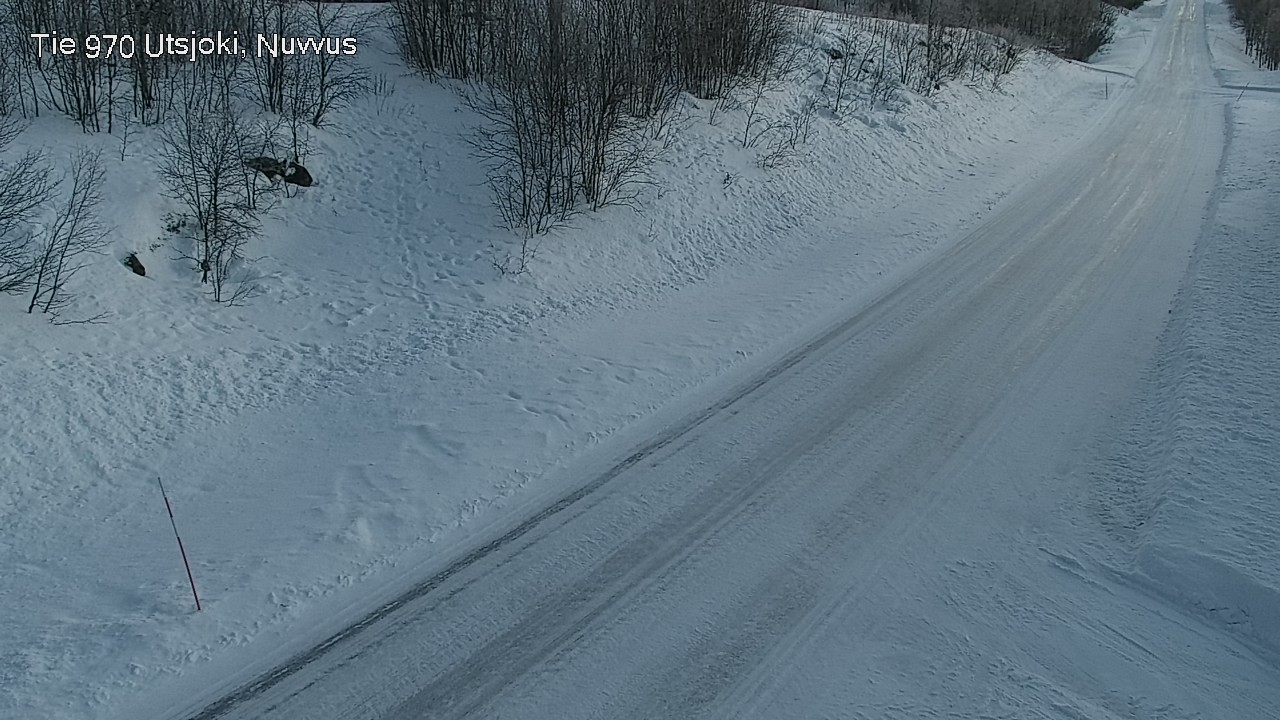 Weather Camera Image Väg 970 Utsjoki, Nuvvus, Utsjoki, Lappi