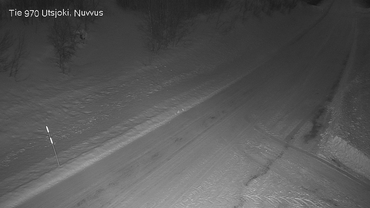 Weather Camera Image Väg 970 Utsjoki, Nuvvus, Utsjoki, Lappi