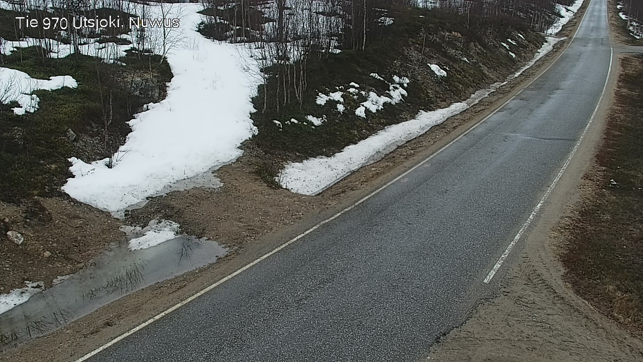 Weather Camera Image Väg 970 Utsjoki, Nuvvus, Utsjoki, Lappi