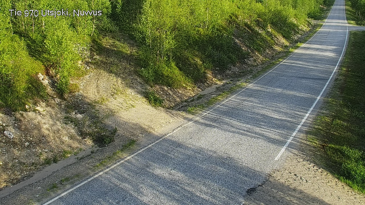 Weather Camera Image Väg 970 Utsjoki, Nuvvus, Utsjoki, Lappi