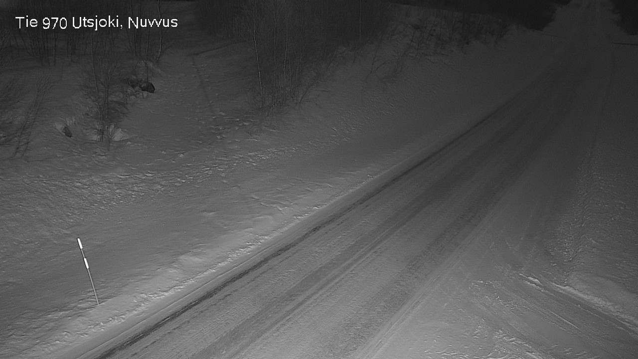 Weather Camera Image Väg 970 Utsjoki, Nuvvus, Utsjoki, Lappi