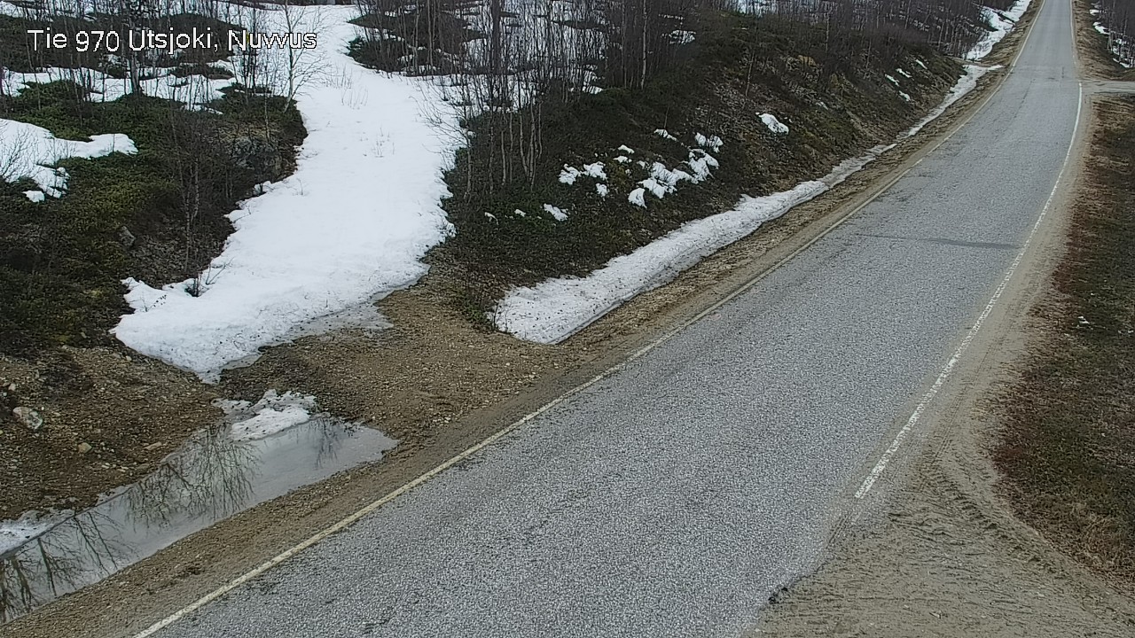 Weather Camera Image Väg 970 Utsjoki, Nuvvus, Utsjoki, Lappi