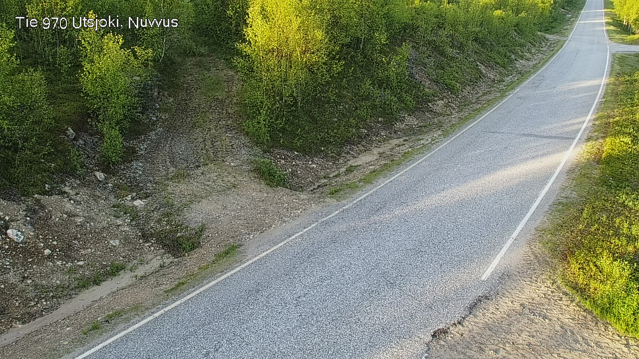 Weather Camera Image Väg 970 Utsjoki, Nuvvus, Utsjoki, Lappi
