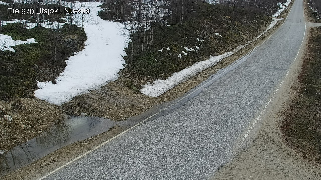 Weather Camera Image Väg 970 Utsjoki, Nuvvus, Utsjoki, Lappi