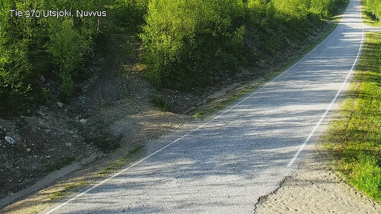 Weather Camera Image Väg 970 Utsjoki, Nuvvus, Utsjoki, Lappi