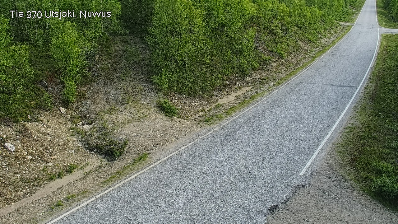 Weather Camera Image Väg 970 Utsjoki, Nuvvus, Utsjoki, Lappi
