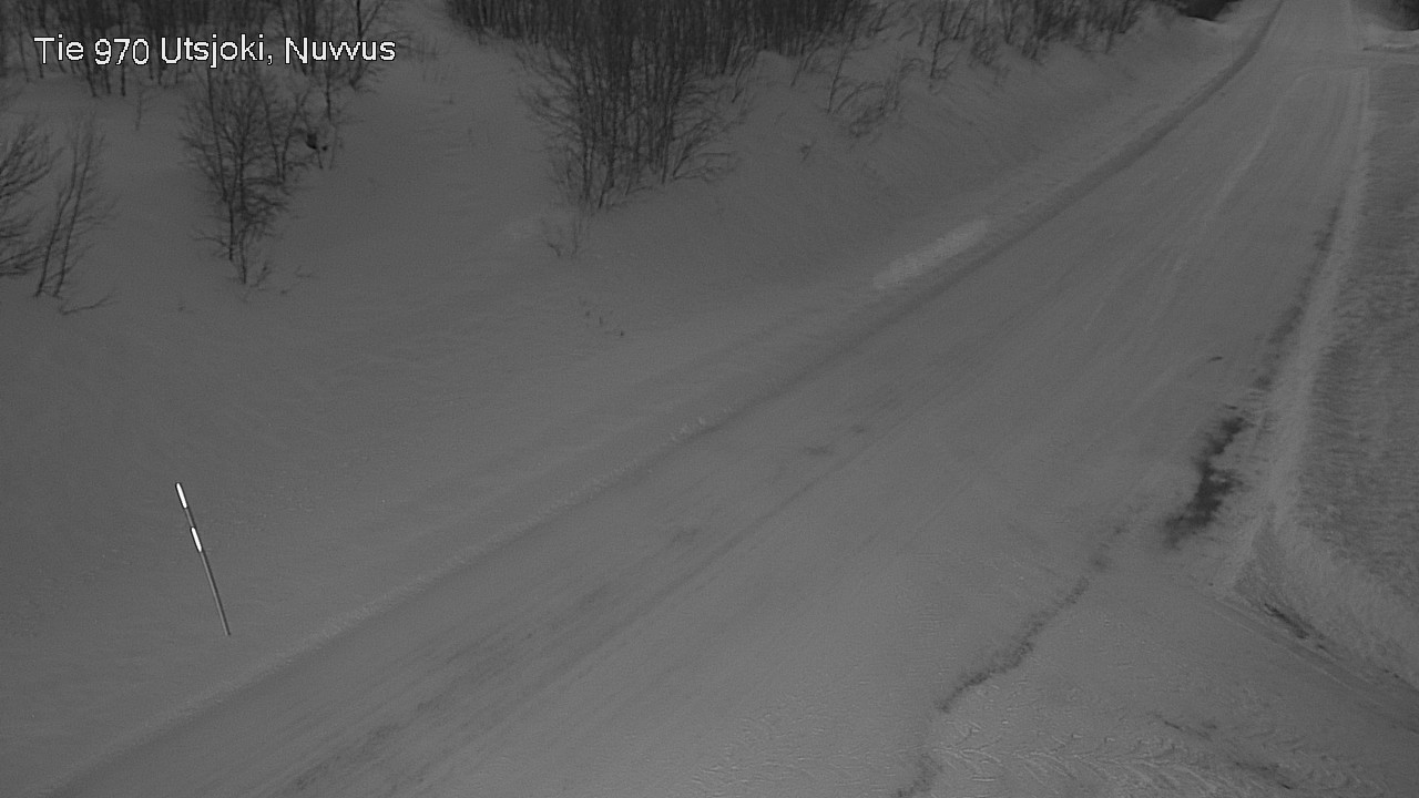 Weather Camera Image Väg 970 Utsjoki, Nuvvus, Utsjoki, Lappi