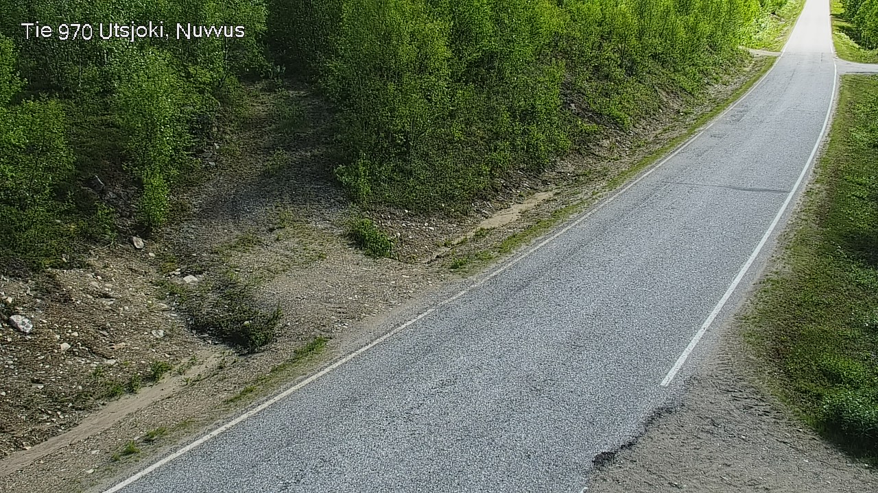 Weather Camera Image Väg 970 Utsjoki, Nuvvus, Utsjoki, Lappi