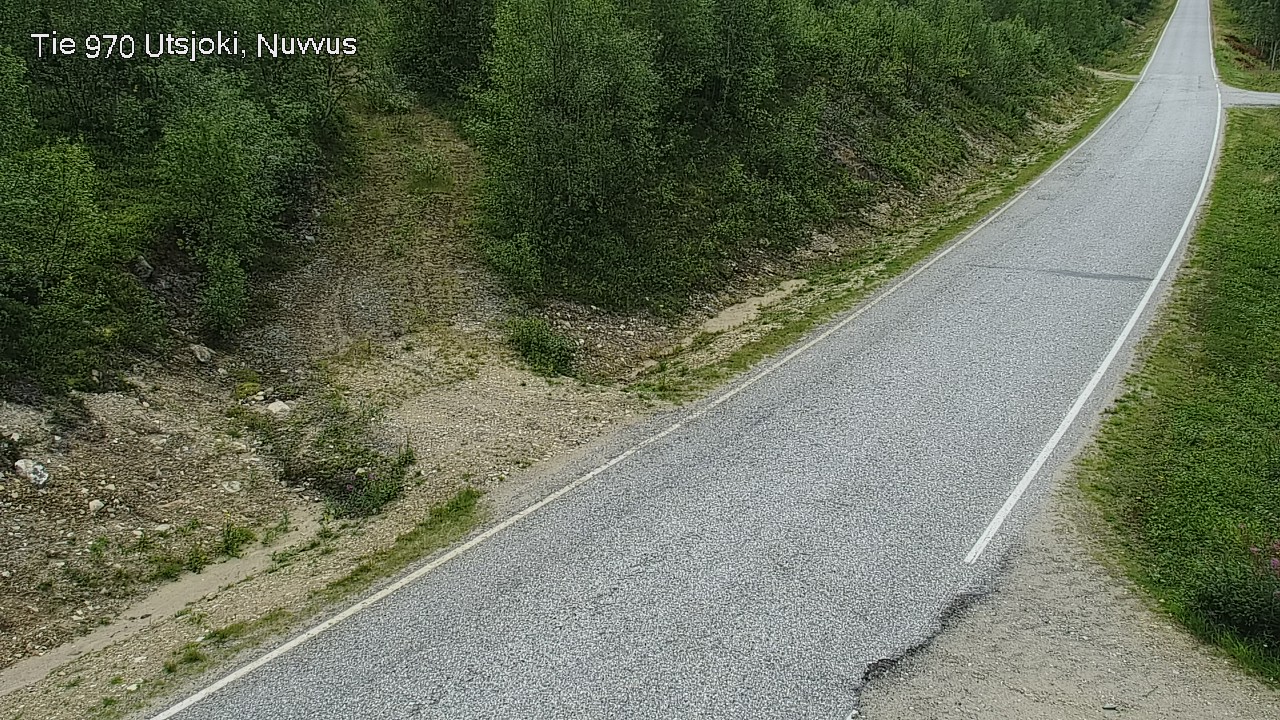 Weather Camera Image Väg 970 Utsjoki, Nuvvus, Utsjoki, Lappi