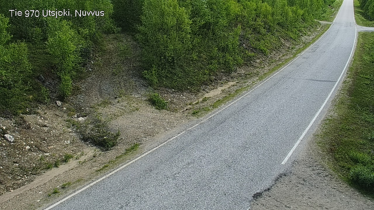 Weather Camera Image Väg 970 Utsjoki, Nuvvus, Utsjoki, Lappi