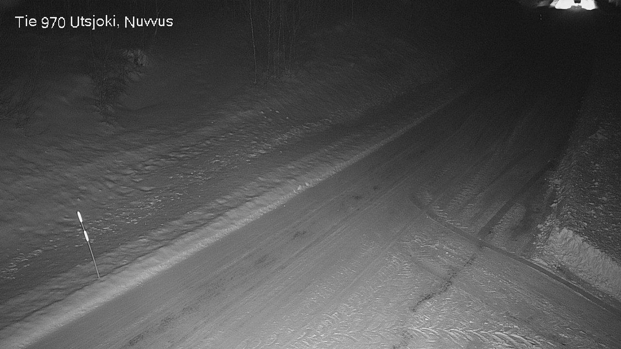 Weather Camera Image Väg 970 Utsjoki, Nuvvus, Utsjoki, Lappi