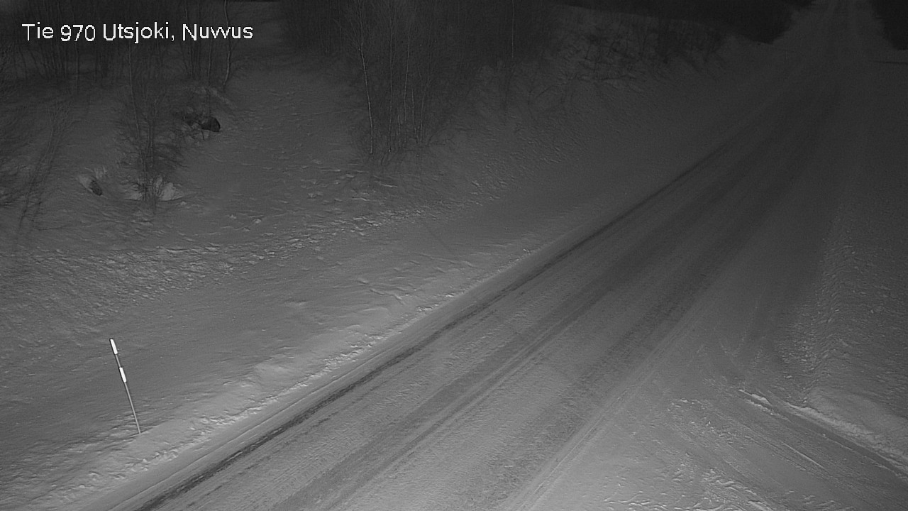 Weather Camera Image Väg 970 Utsjoki, Nuvvus, Utsjoki, Lappi