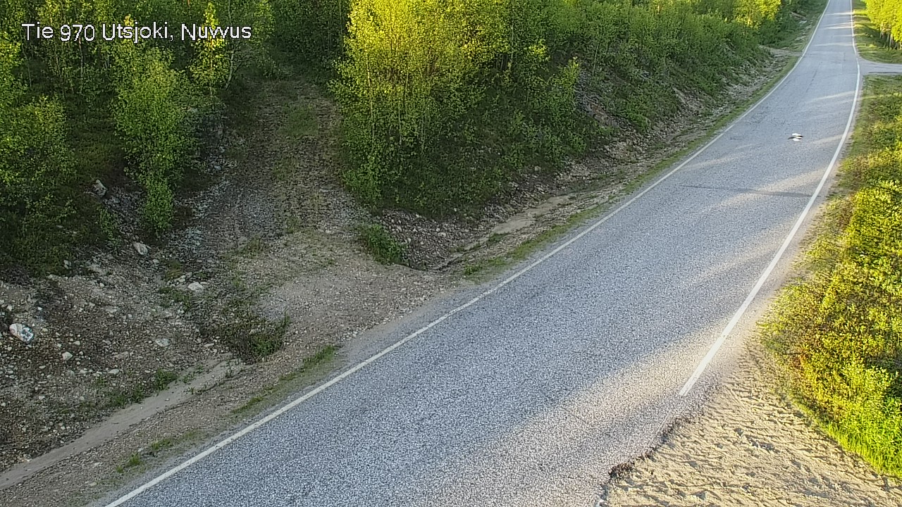 Weather Camera Image Väg 970 Utsjoki, Nuvvus, Utsjoki, Lappi