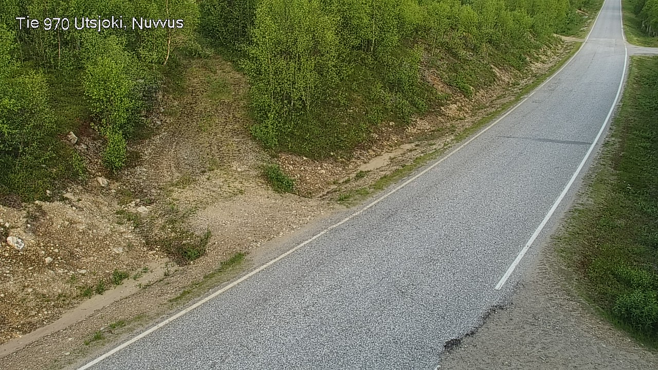 Weather Camera Image Väg 970 Utsjoki, Nuvvus, Utsjoki, Lappi