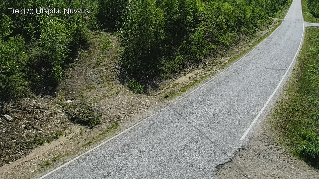 Weather Camera Image Väg 970 Utsjoki, Nuvvus, Utsjoki, Lappi
