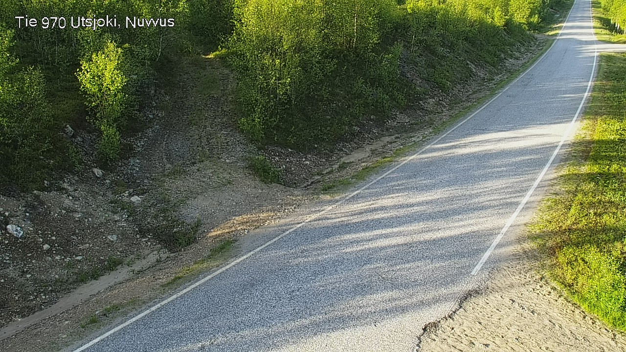 Weather Camera Image Väg 970 Utsjoki, Nuvvus, Utsjoki, Lappi