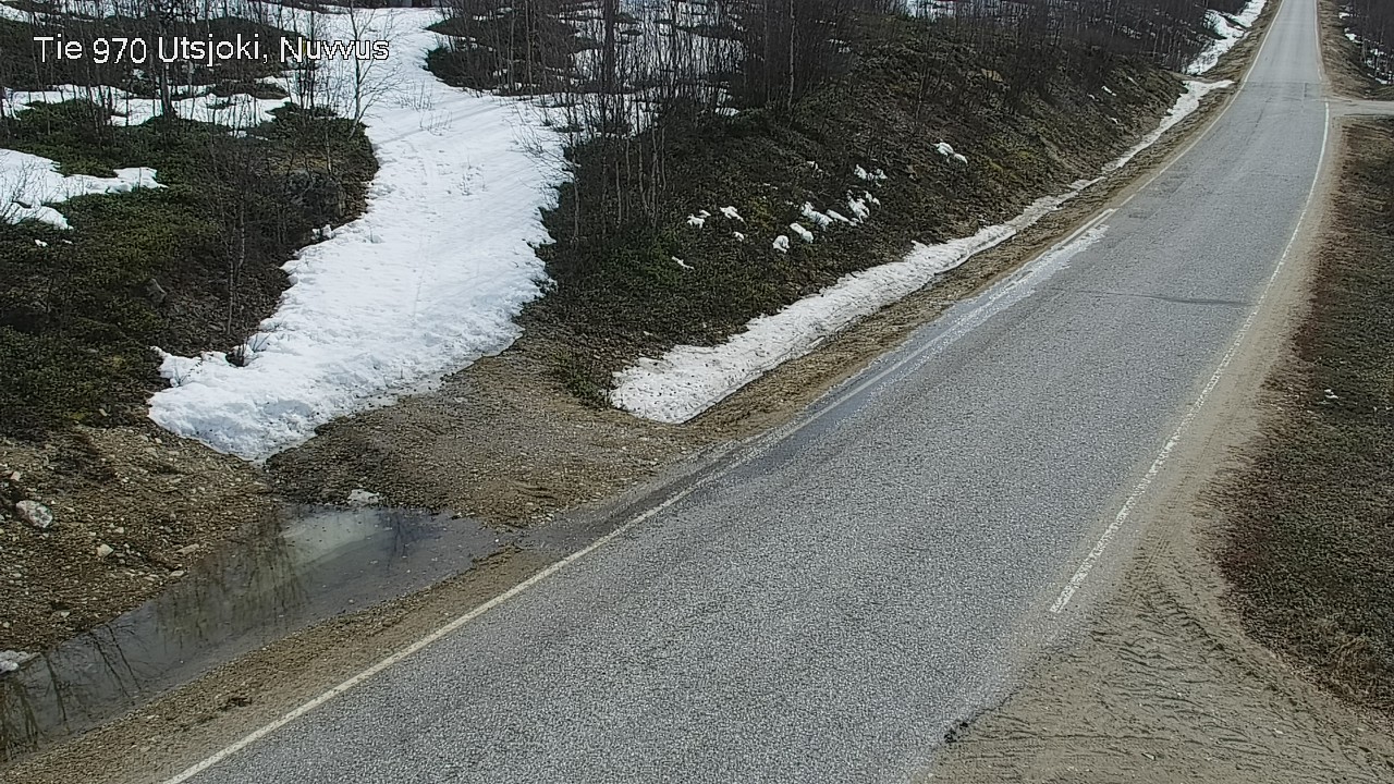 Weather Camera Image Väg 970 Utsjoki, Nuvvus, Utsjoki, Lappi