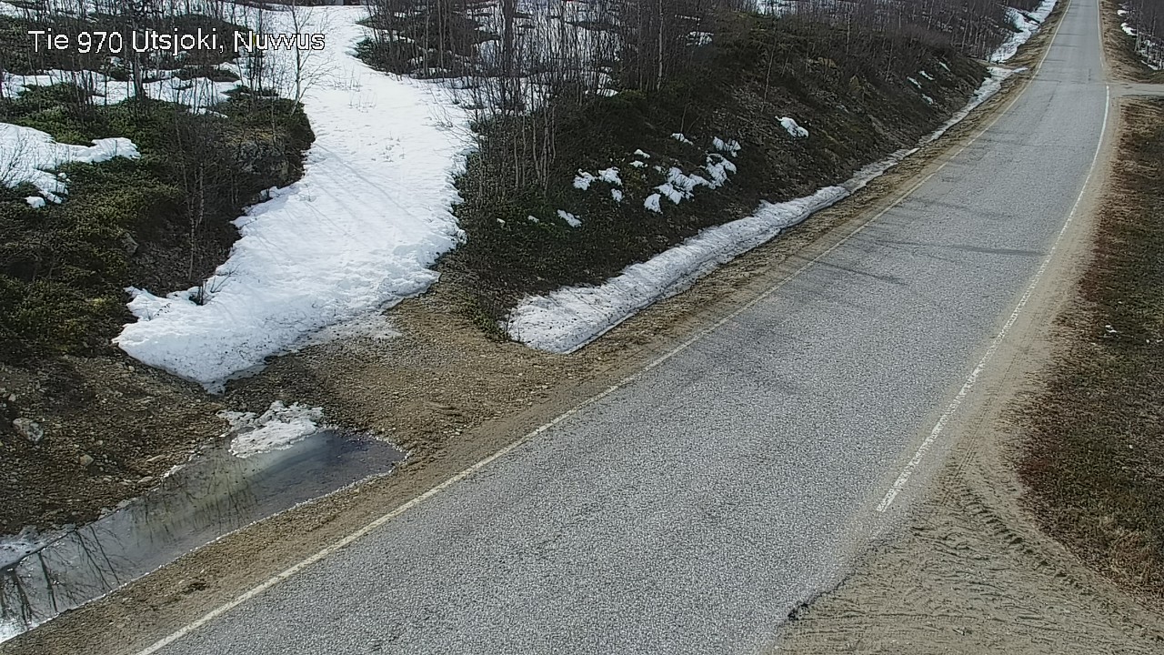 Weather Camera Image Väg 970 Utsjoki, Nuvvus, Utsjoki, Lappi