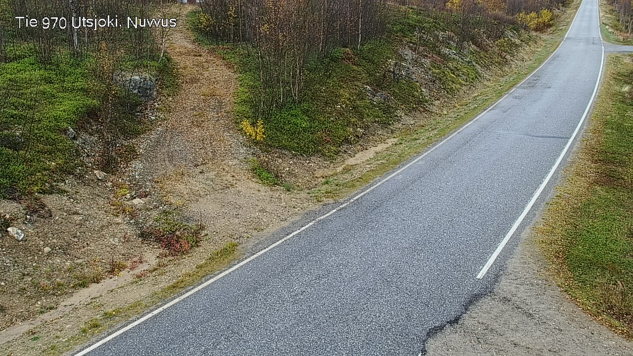 Weather Camera Image Väg 970 Utsjoki, Nuvvus, Utsjoki, Lappi