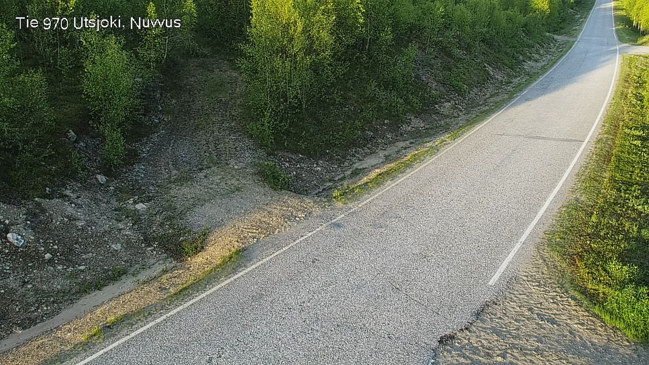 Weather Camera Image Väg 970 Utsjoki, Nuvvus, Utsjoki, Lappi