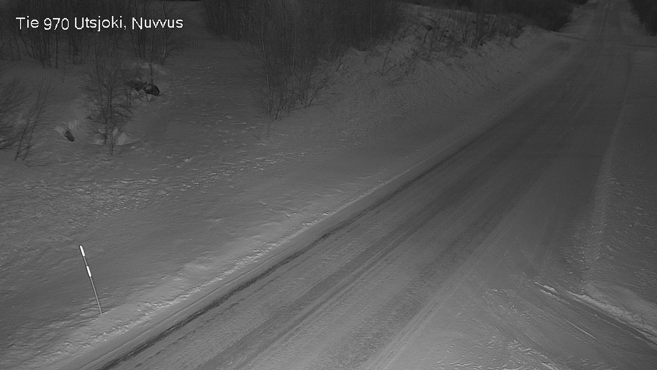 Weather Camera Image Väg 970 Utsjoki, Nuvvus, Utsjoki, Lappi