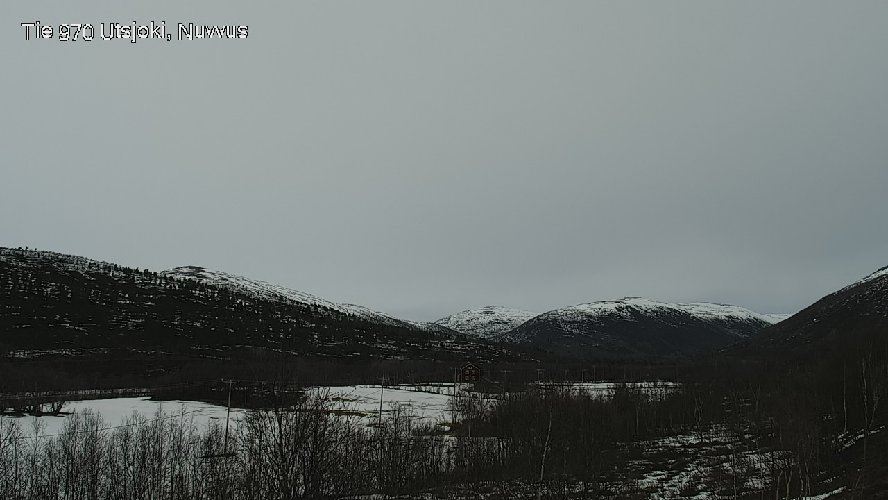 Weather Camera Image Väg 970 Utsjoki, Nuvvus, Utsjoki, Lappi