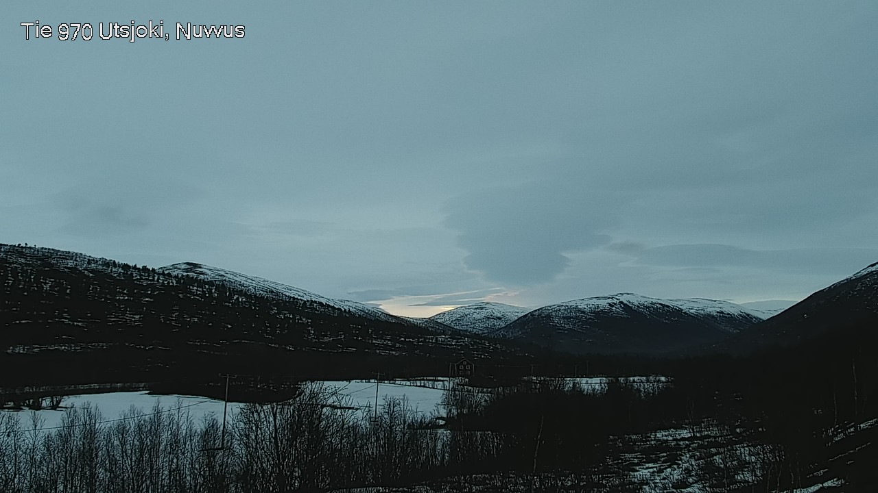 Weather Camera Image Väg 970 Utsjoki, Nuvvus, Utsjoki, Lappi