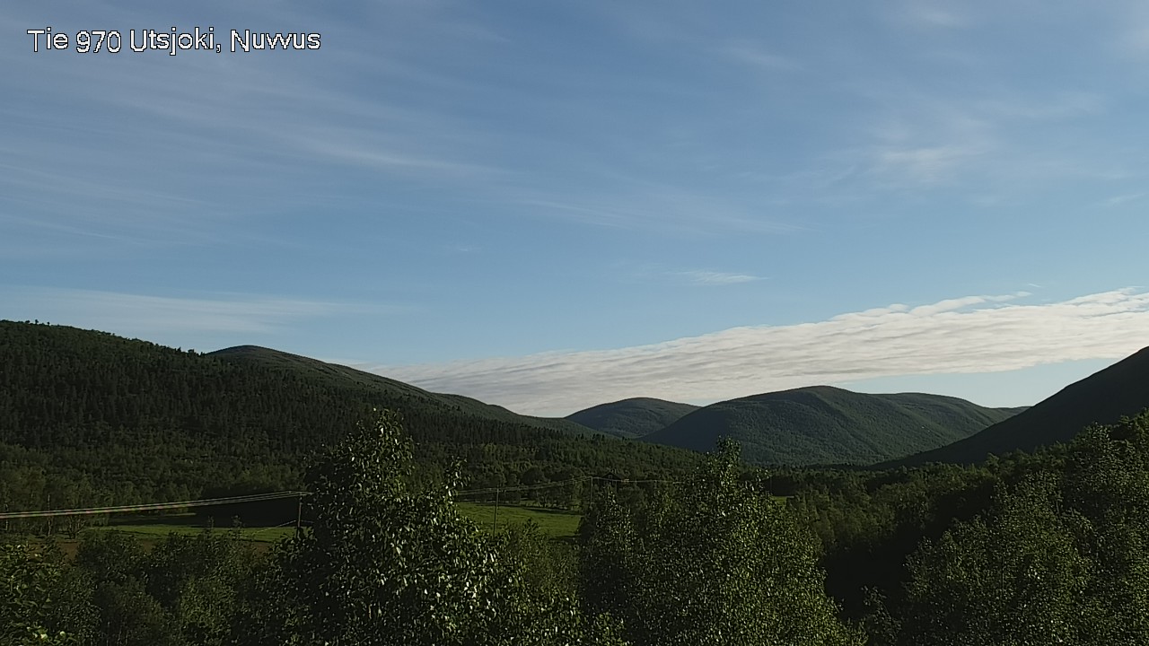 Weather Camera Image Väg 970 Utsjoki, Nuvvus, Utsjoki, Lappi