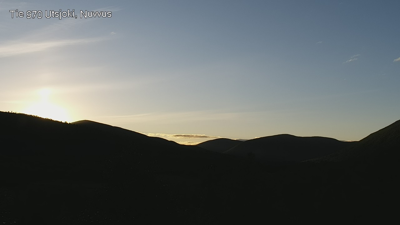 Weather Camera Image Väg 970 Utsjoki, Nuvvus, Utsjoki, Lappi