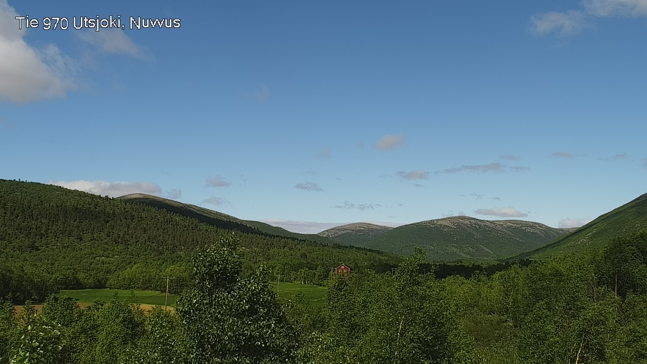 Weather Camera Image Väg 970 Utsjoki, Nuvvus, Utsjoki, Lappi