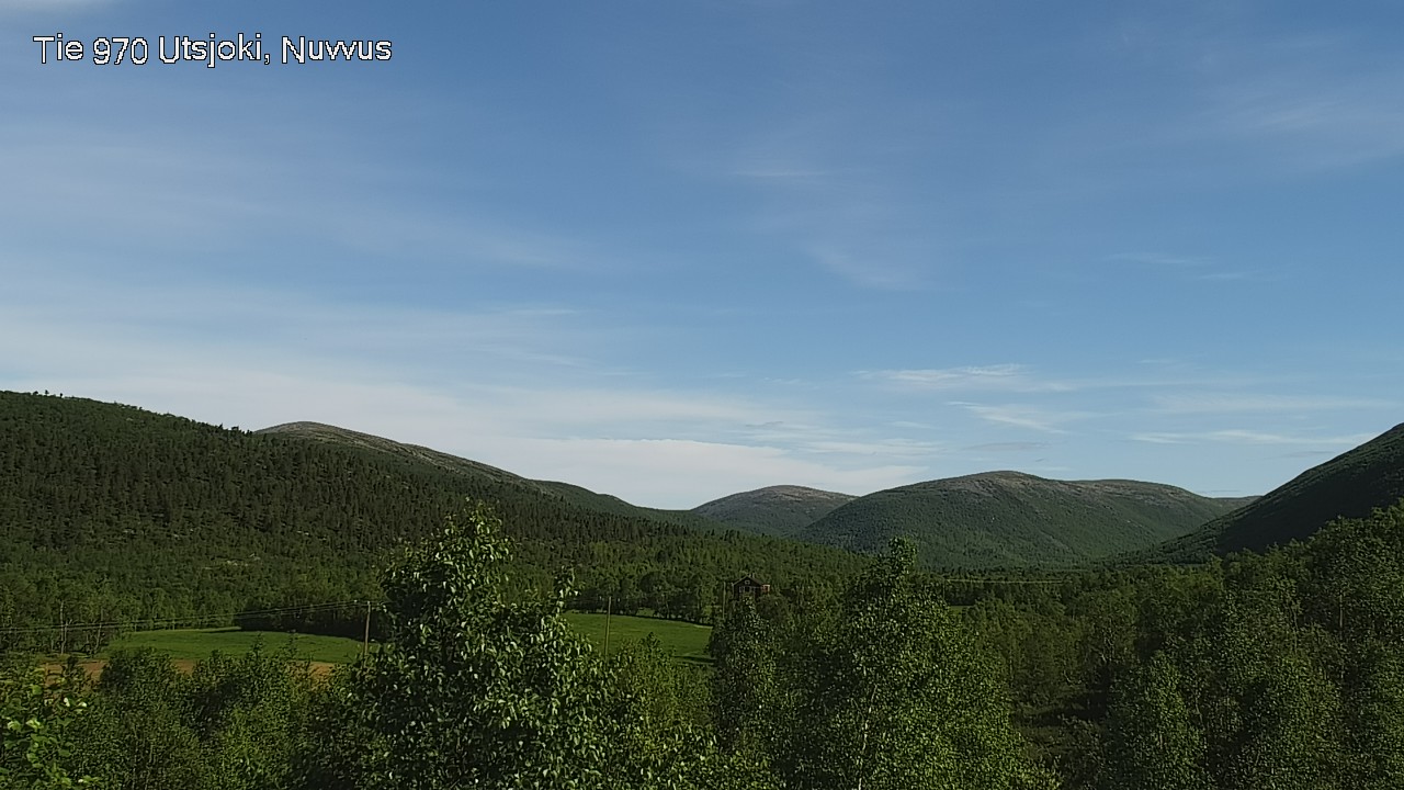 Weather Camera Image Väg 970 Utsjoki, Nuvvus, Utsjoki, Lappi