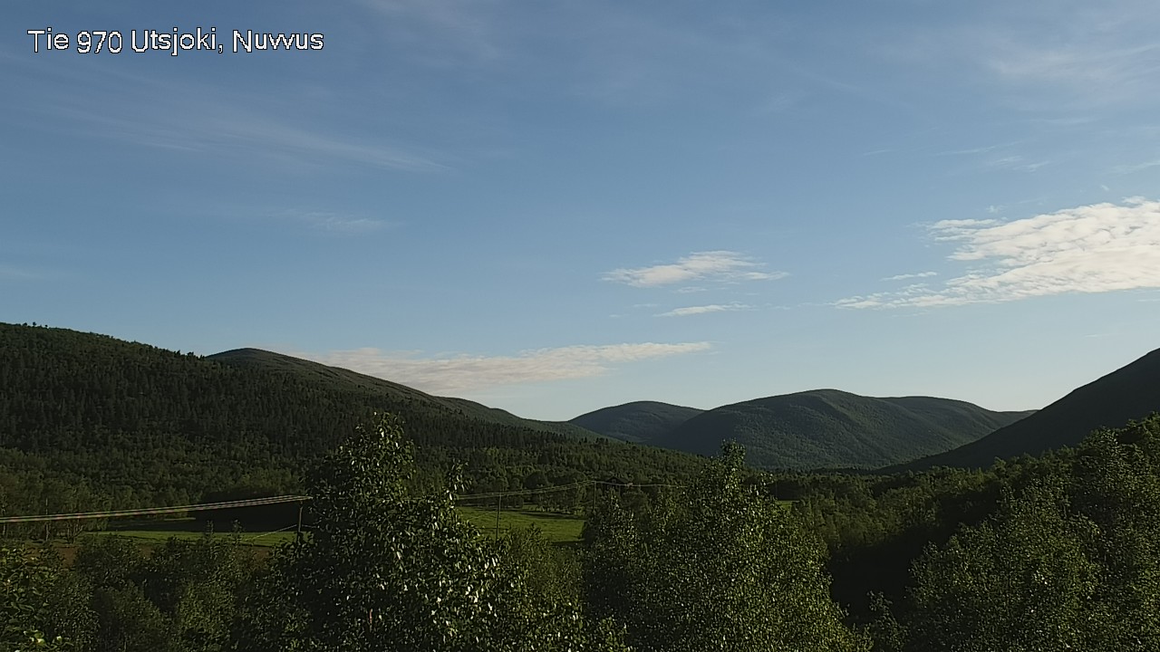 Weather Camera Image Väg 970 Utsjoki, Nuvvus, Utsjoki, Lappi