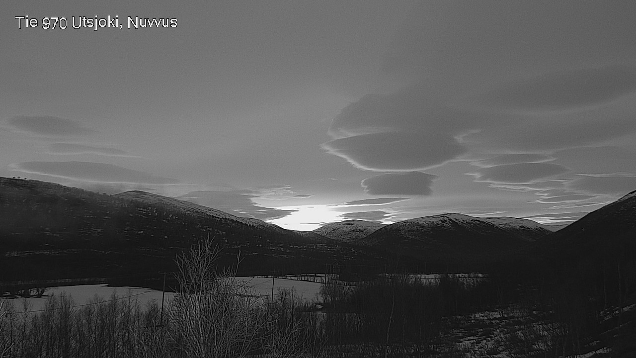 Weather Camera Image Väg 970 Utsjoki, Nuvvus, Utsjoki, Lappi