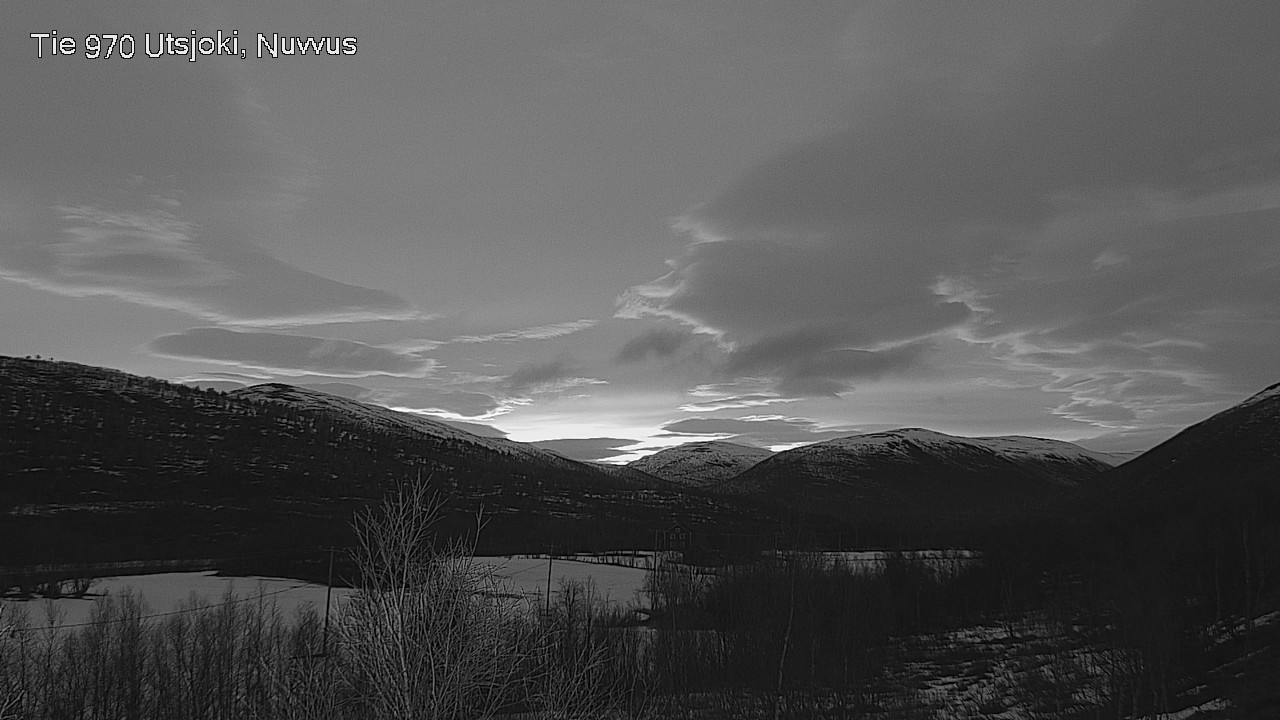 Weather Camera Image Väg 970 Utsjoki, Nuvvus, Utsjoki, Lappi