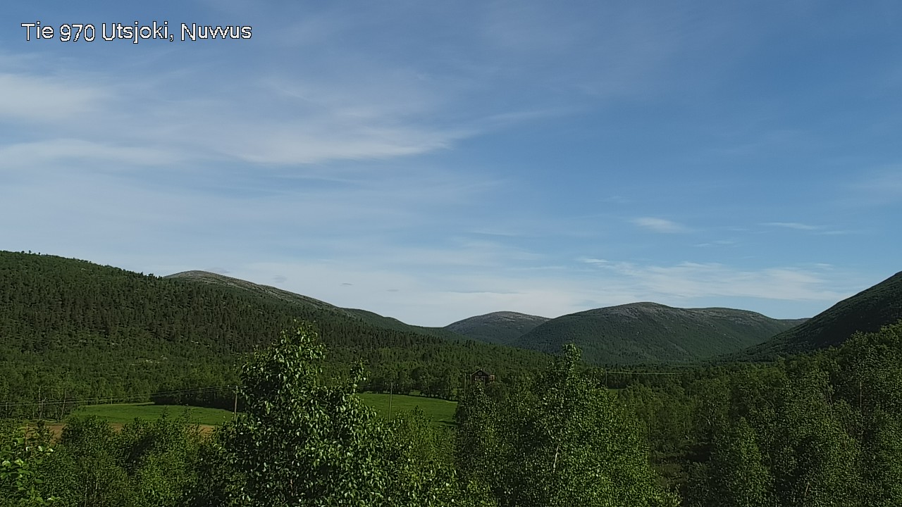 Weather Camera Image Väg 970 Utsjoki, Nuvvus, Utsjoki, Lappi