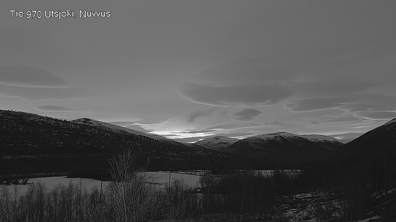 Weather Camera Image Väg 970 Utsjoki, Nuvvus, Utsjoki, Lappi