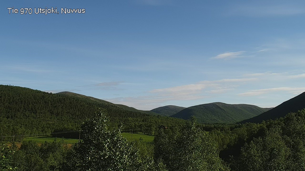 Weather Camera Image Väg 970 Utsjoki, Nuvvus, Utsjoki, Lappi