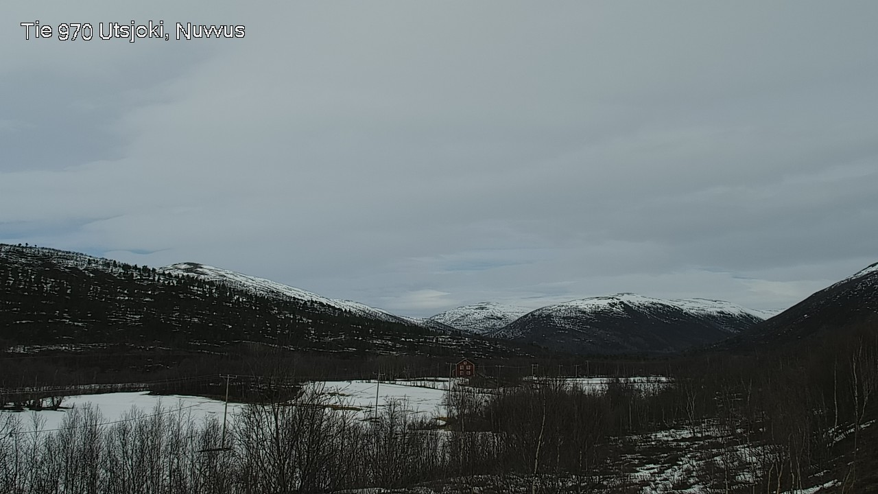 Weather Camera Image Väg 970 Utsjoki, Nuvvus, Utsjoki, Lappi