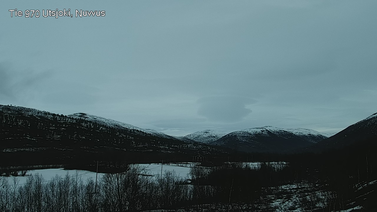 Weather Camera Image Väg 970 Utsjoki, Nuvvus, Utsjoki, Lappi
