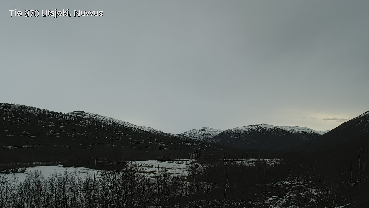 Weather Camera Image Väg 970 Utsjoki, Nuvvus, Utsjoki, Lappi