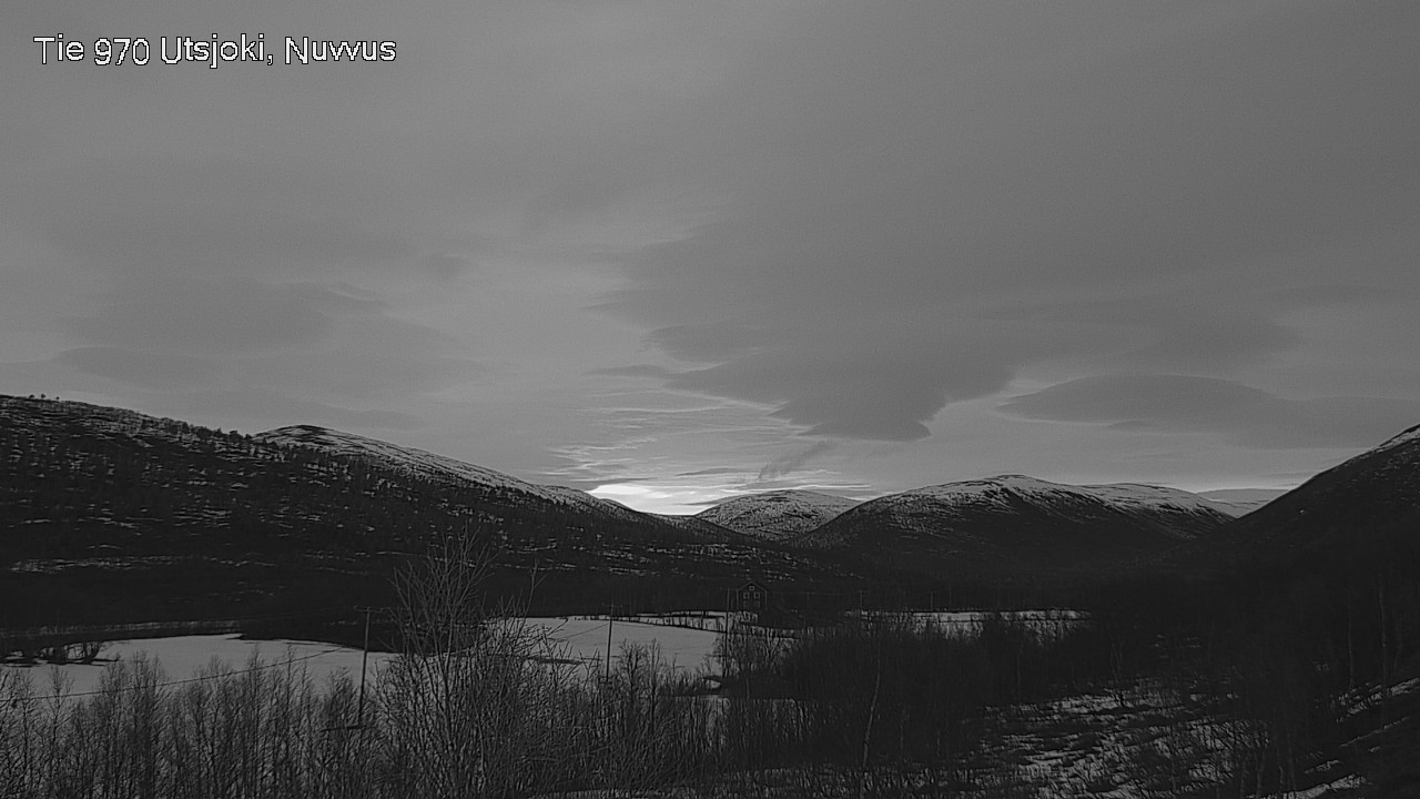Weather Camera Image Väg 970 Utsjoki, Nuvvus, Utsjoki, Lappi