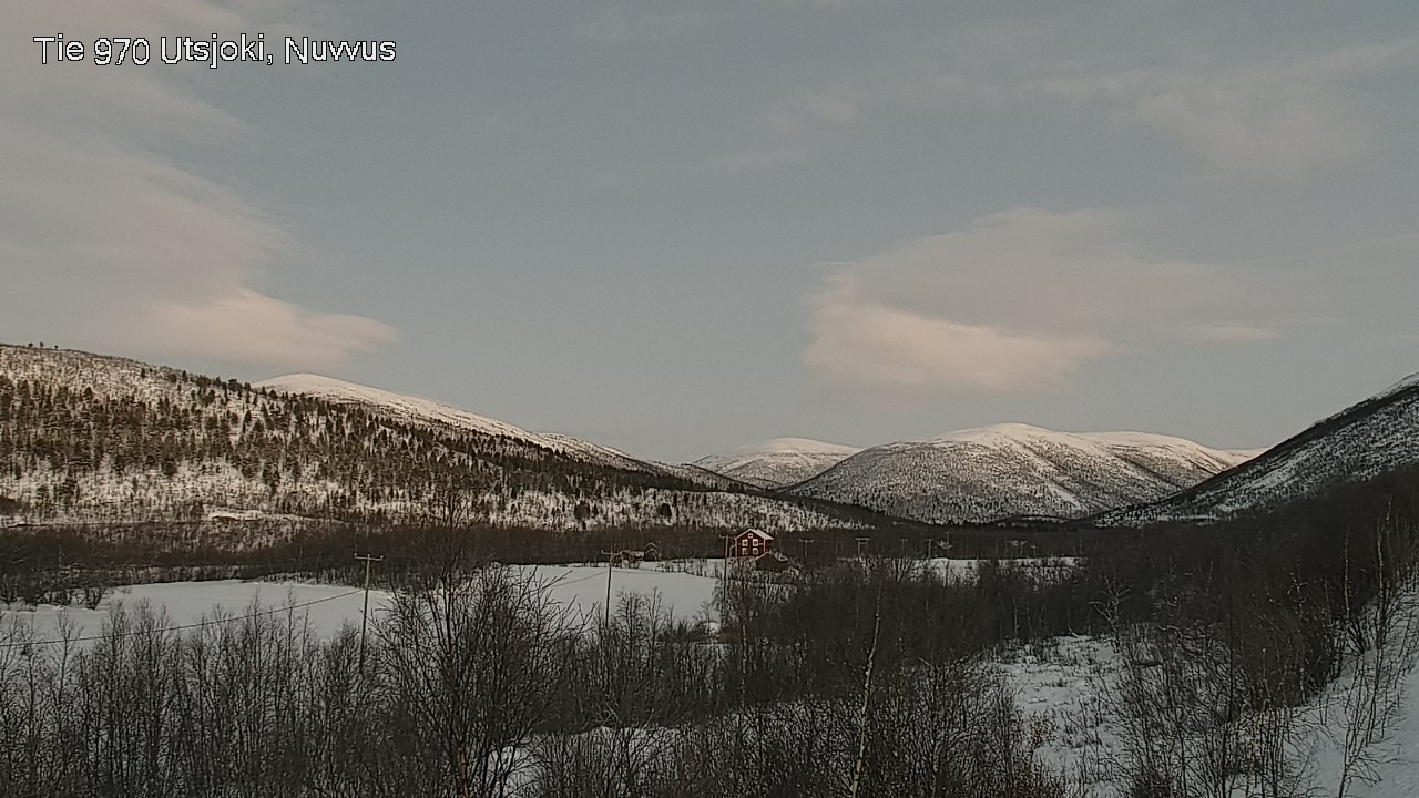 Weather Camera Image Väg 970 Utsjoki, Nuvvus, Utsjoki, Lappi