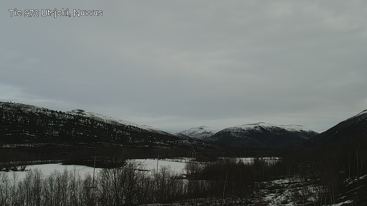 Weather Camera Image Väg 970 Utsjoki, Nuvvus, Utsjoki, Lappi