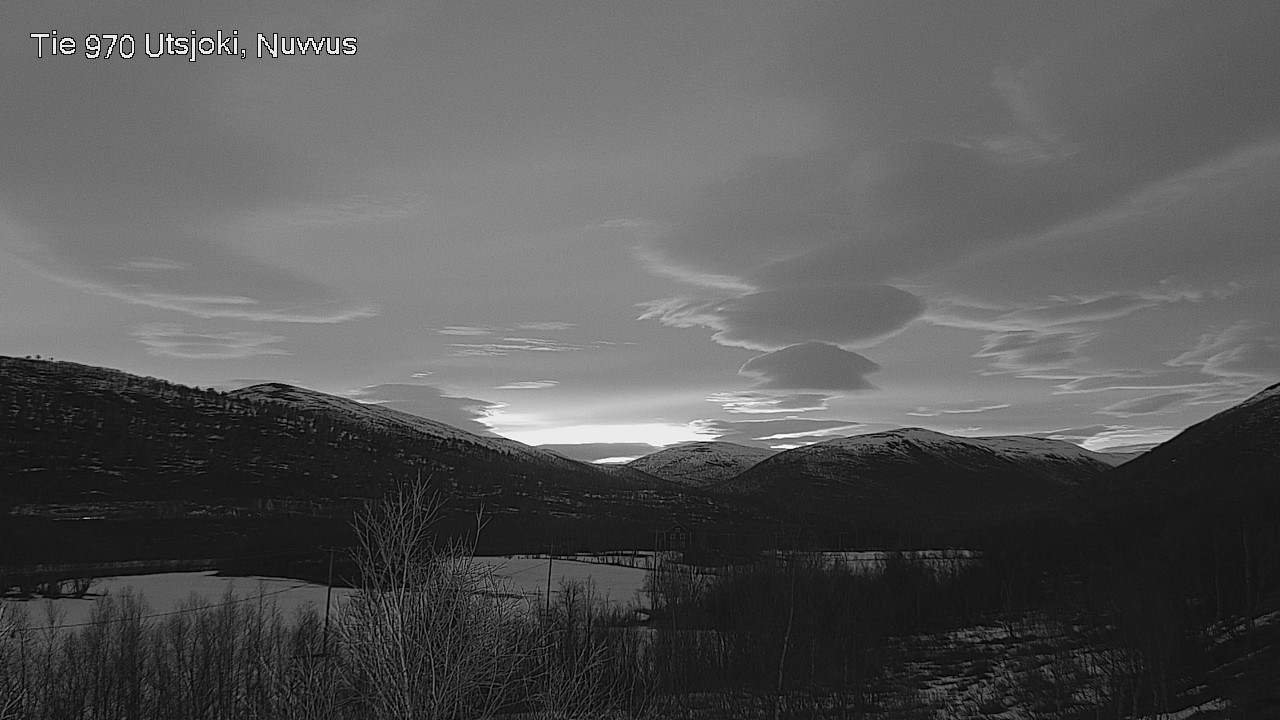 Weather Camera Image Väg 970 Utsjoki, Nuvvus, Utsjoki, Lappi